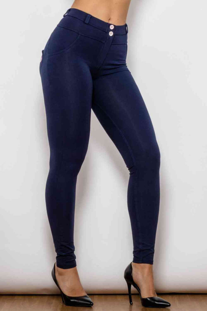 Baeful Buttoned Skinny Long Jeans | 1mrk.com