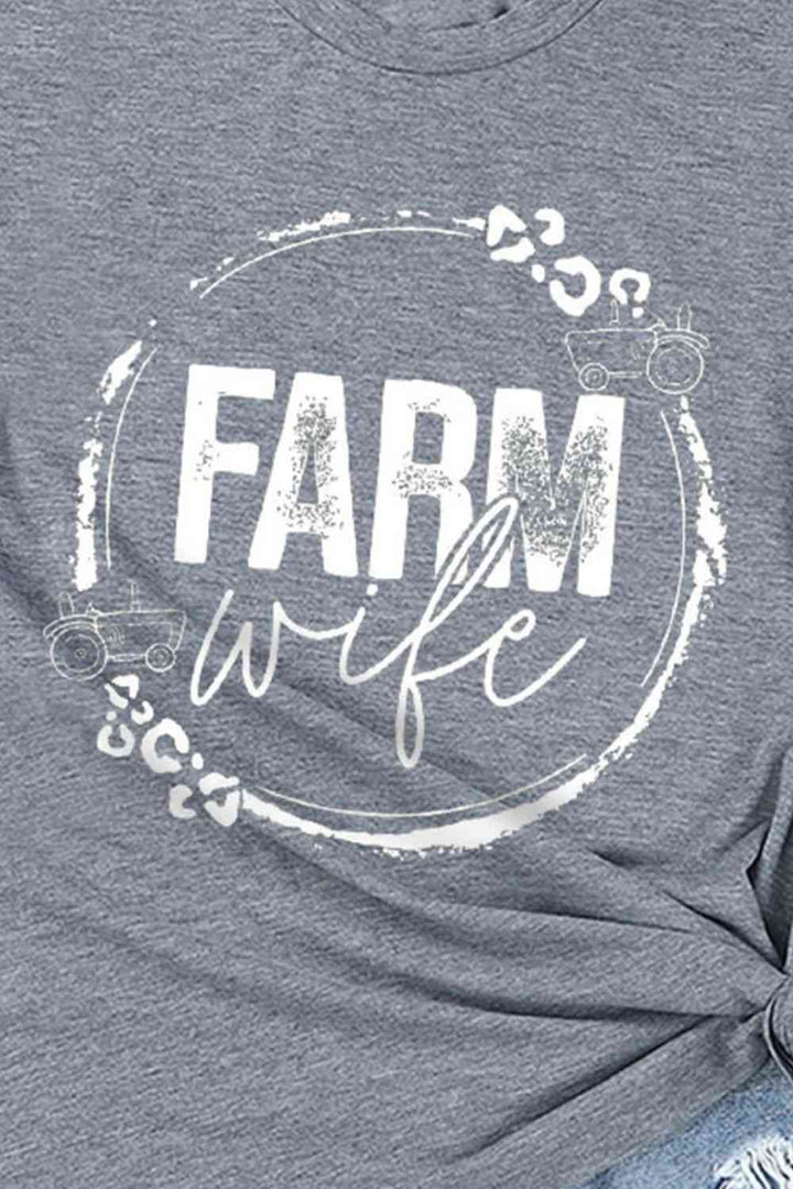 FARM WIFE Graphic Tee Shirt | 1mrk.com