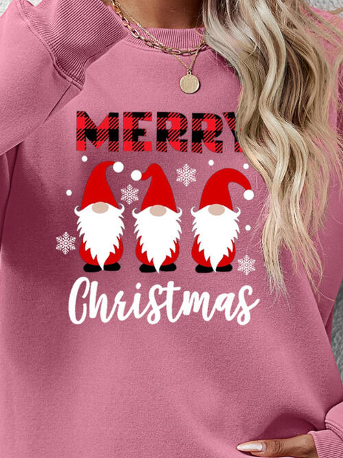 MERRY CHRISTMAS Long Sleeve Sweatshirt |1mrk.com