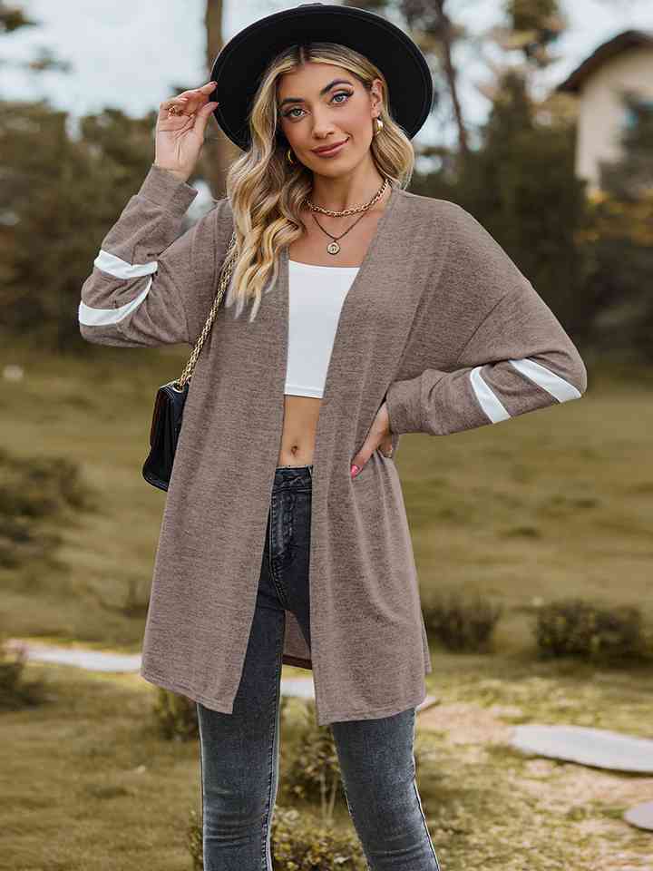 Dropped Shoulder Hooded Blouse |1mrk.com