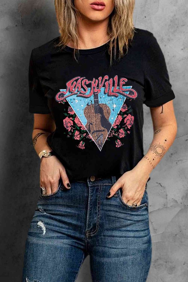 NASHVILLE Graphic T-Shirt | 1mrk.com