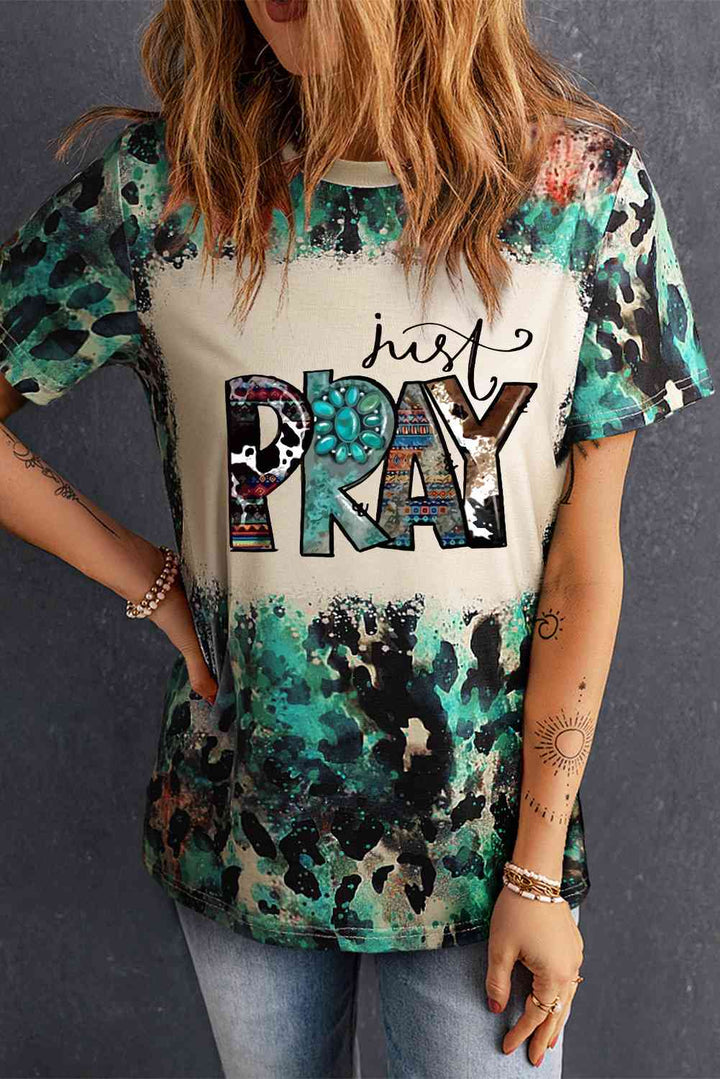 JUST PRAY Graphic Tee Shirt | 1mrk.com