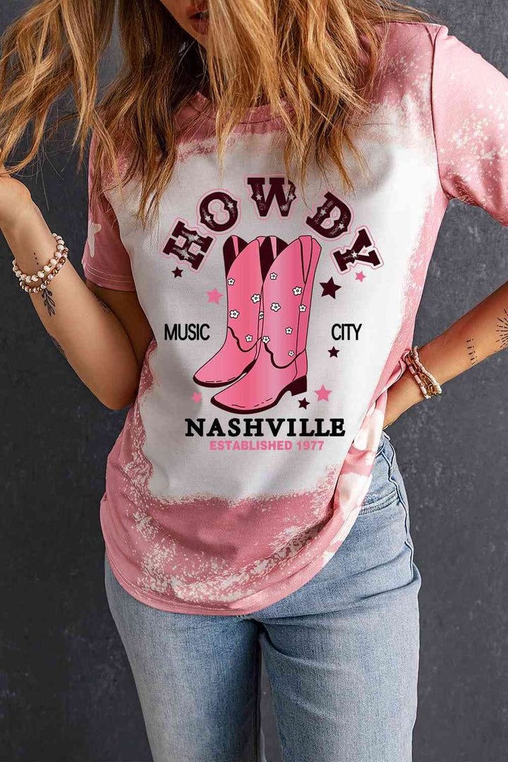 Cowboy Boots Graphic Short Sleeve Tee | 1mrk.com