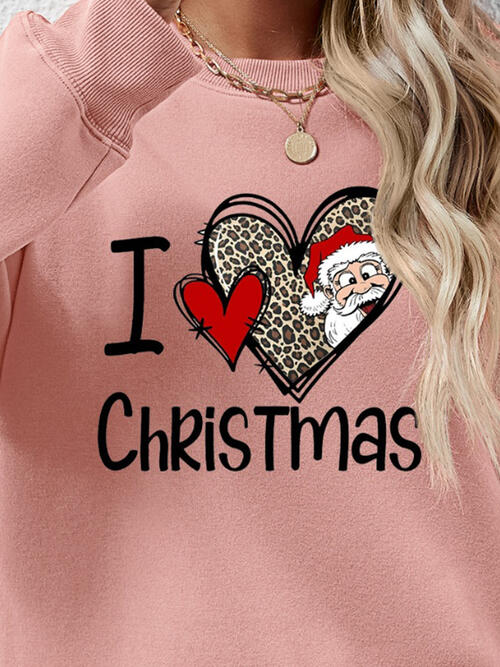 CHRISTMAS Graphic Round Neck Sweatshirt |1mrk.com