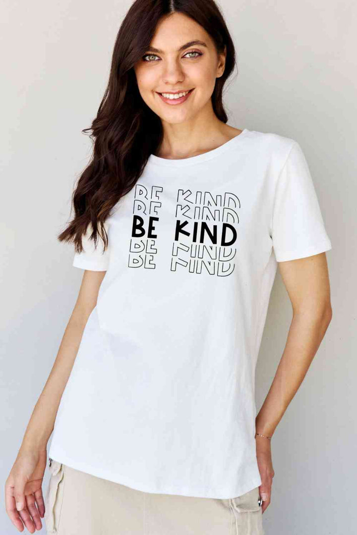 Simply Love Full Size BE KIND Graphic T-Shirt | 1mrk.com