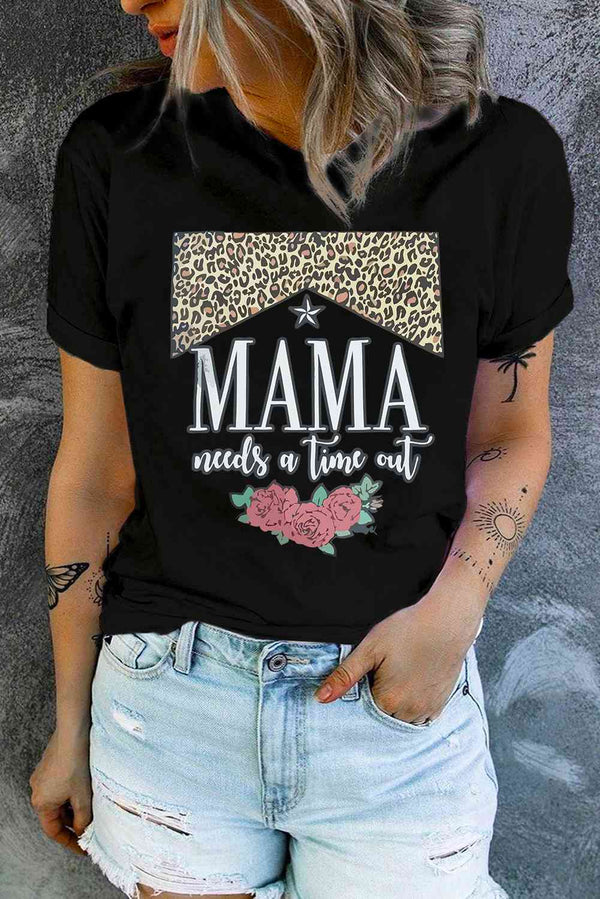 MAMA NEEDS A TIME OUT Graphic Tee | 1mrk.com