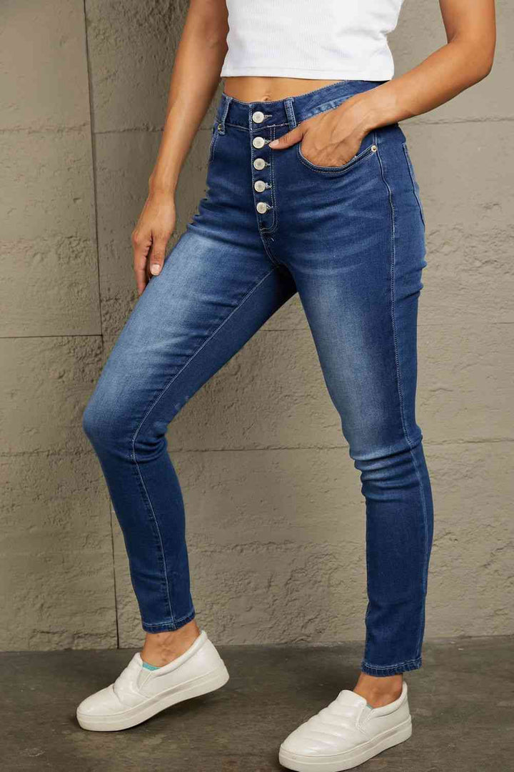 Baeful What You Want Button Fly Pocket Jeans | 1mrk.com