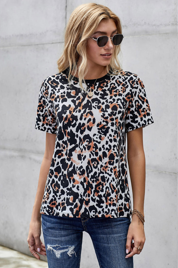 Leopard Print T-Shirt | 1mrk.com