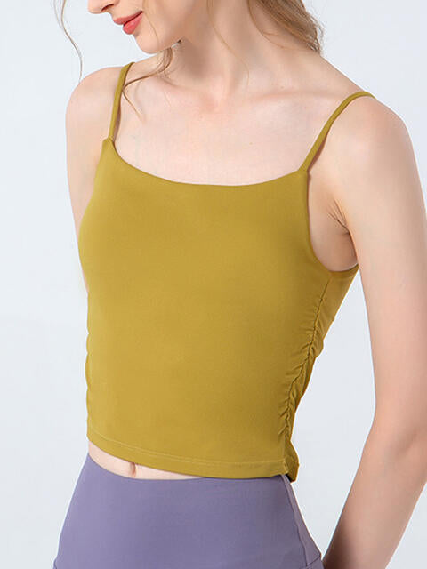 Ruched Sports Cami | 1mrk.com