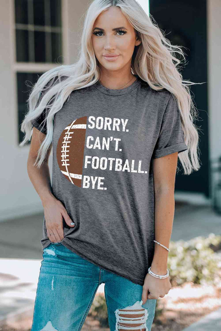 Football Graphic Short Sleeve T-Shirt | 1mrk.com