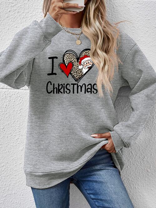 CHRISTMAS Graphic Round Neck Sweatshirt |1mrk.com