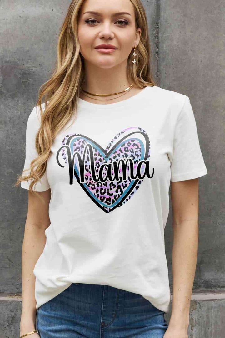 Simply Love Full Size MAMA Graphic Cotton Tee | 1mrk.com