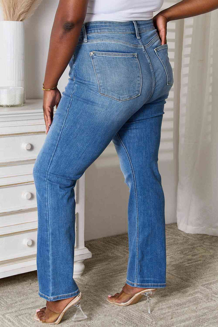 Judy Blue Full Size Bootcut Jeans with Pockets | 1mrk.com