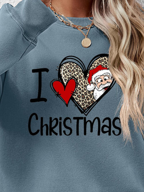 CHRISTMAS Graphic Round Neck Sweatshirt |1mrk.com