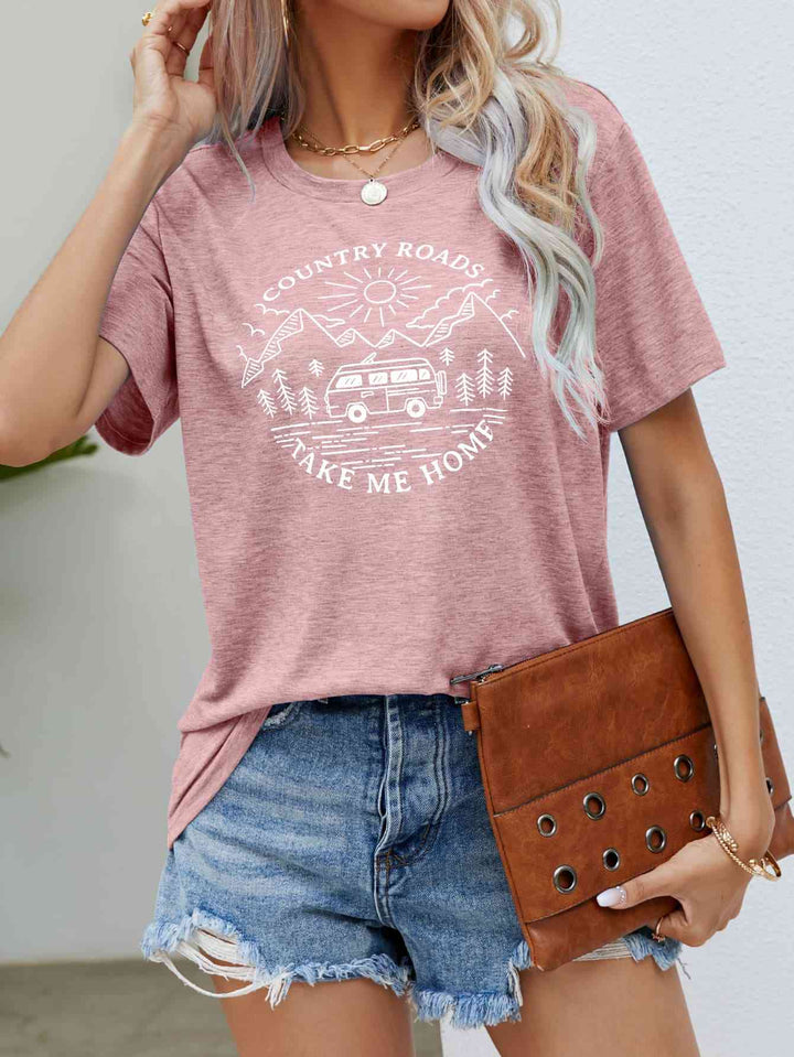 COUNTRY ROADS TAKE ME HOME Graphic Tee | 1mrk.com