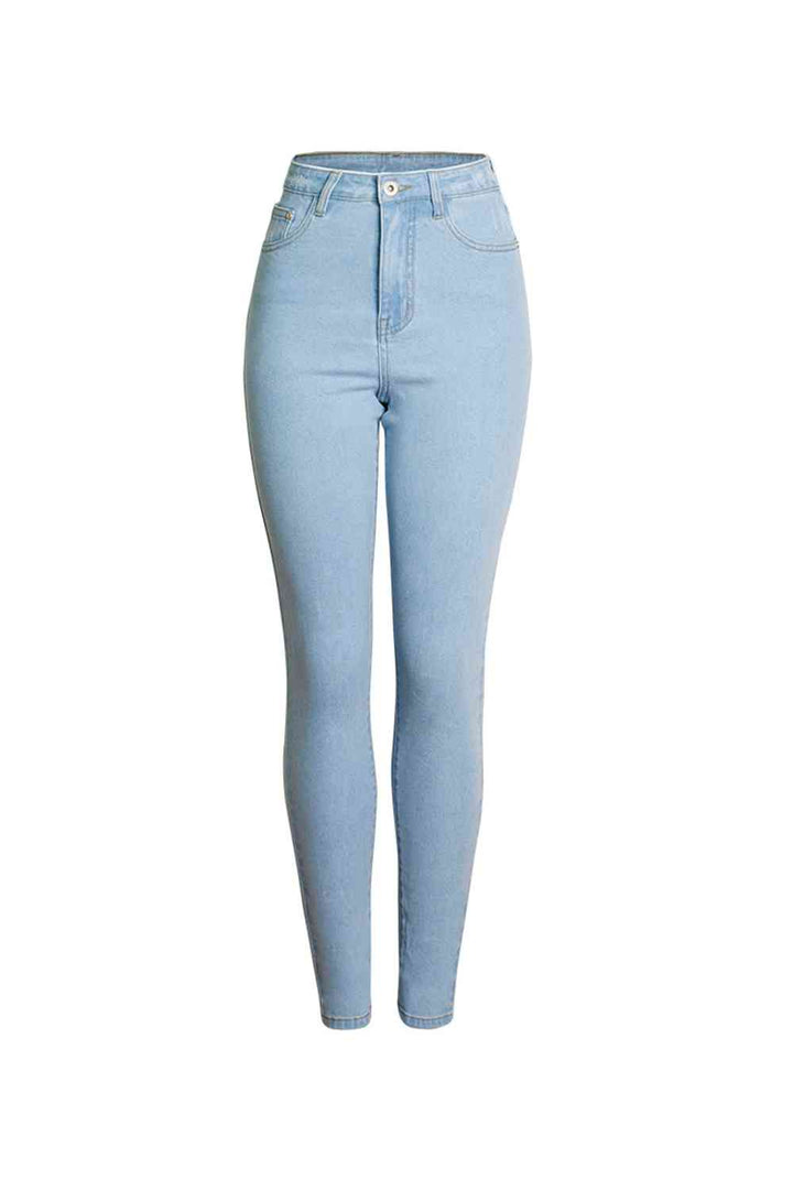 Full Size Love Life High Waist Jeans with Pockets | 1mrk.com