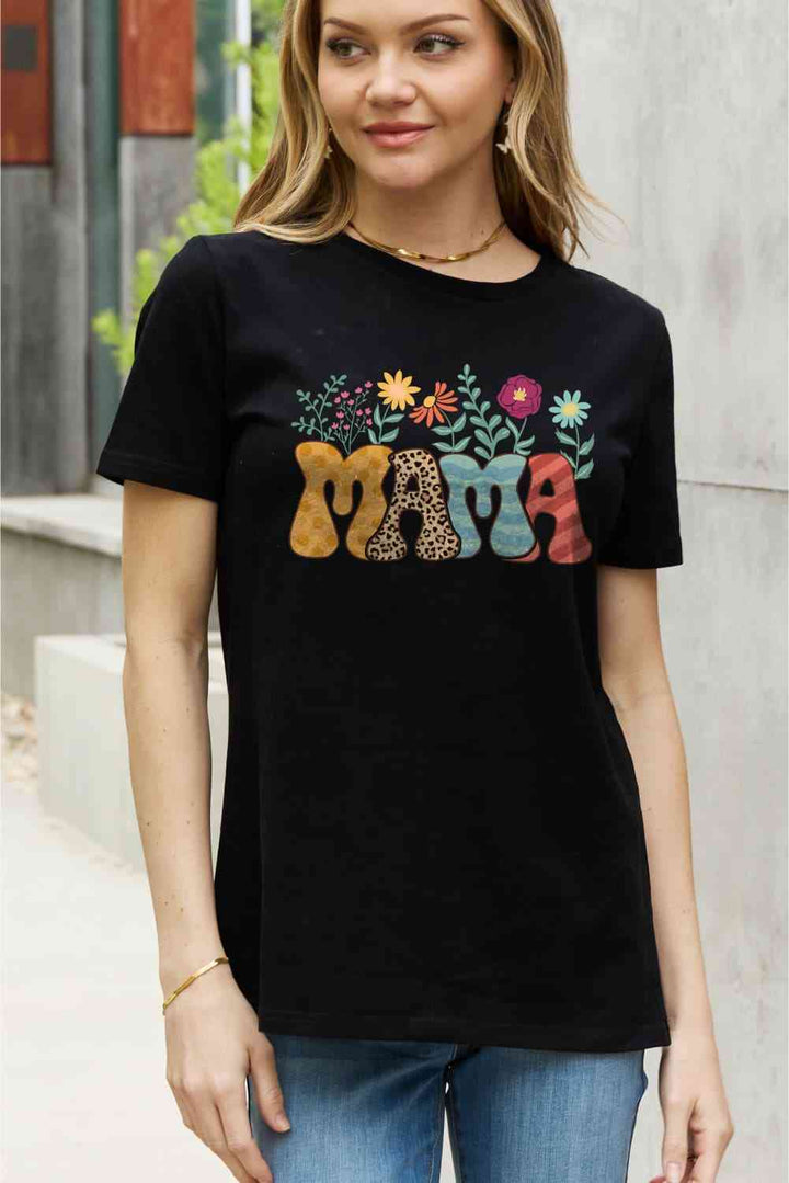 Simply Love Full Size MAMA Graphic Cotton Tee | 1mrk.com