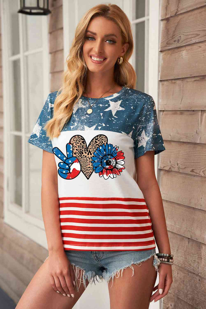 Stars and Stripes Graphic Tee | 1mrk.com