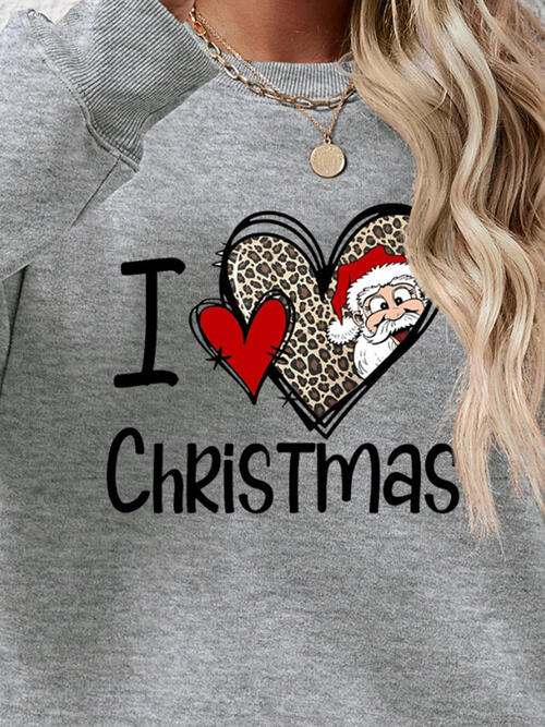 CHRISTMAS Graphic Round Neck Sweatshirt |1mrk.com