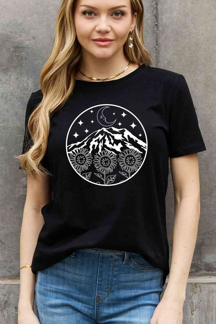 Simply Love Full Size Graphic Cotton Tee Shirt | 1mrk.com