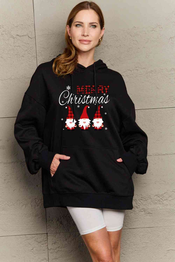 Simply Love Full Size MERRY CHRISTMAS Graphic Hoodie | 1mrk.com