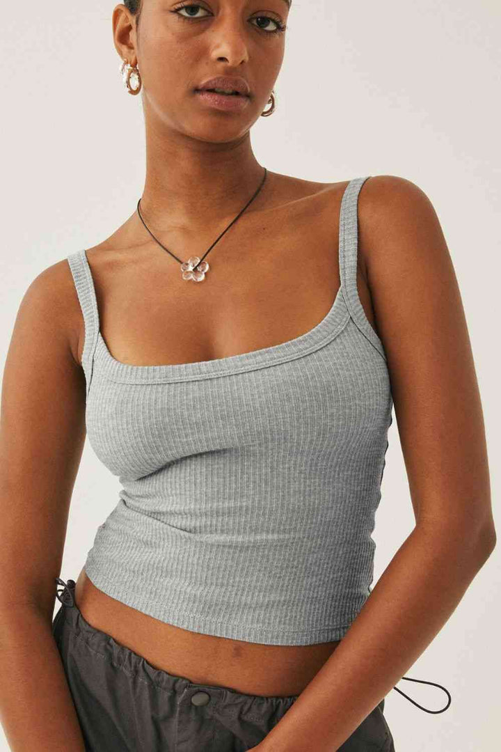 In Your Dreams Ribbed Cropped Cami | 1mrk.com