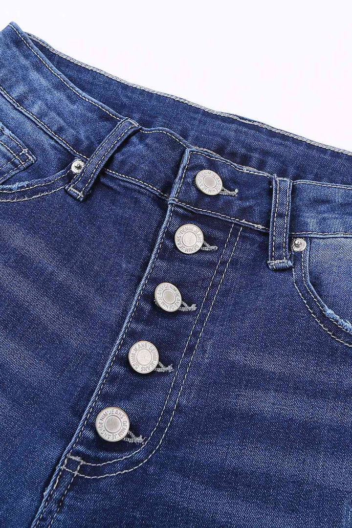 Baeful What You Want Button Fly Pocket Jeans | 1mrk.com