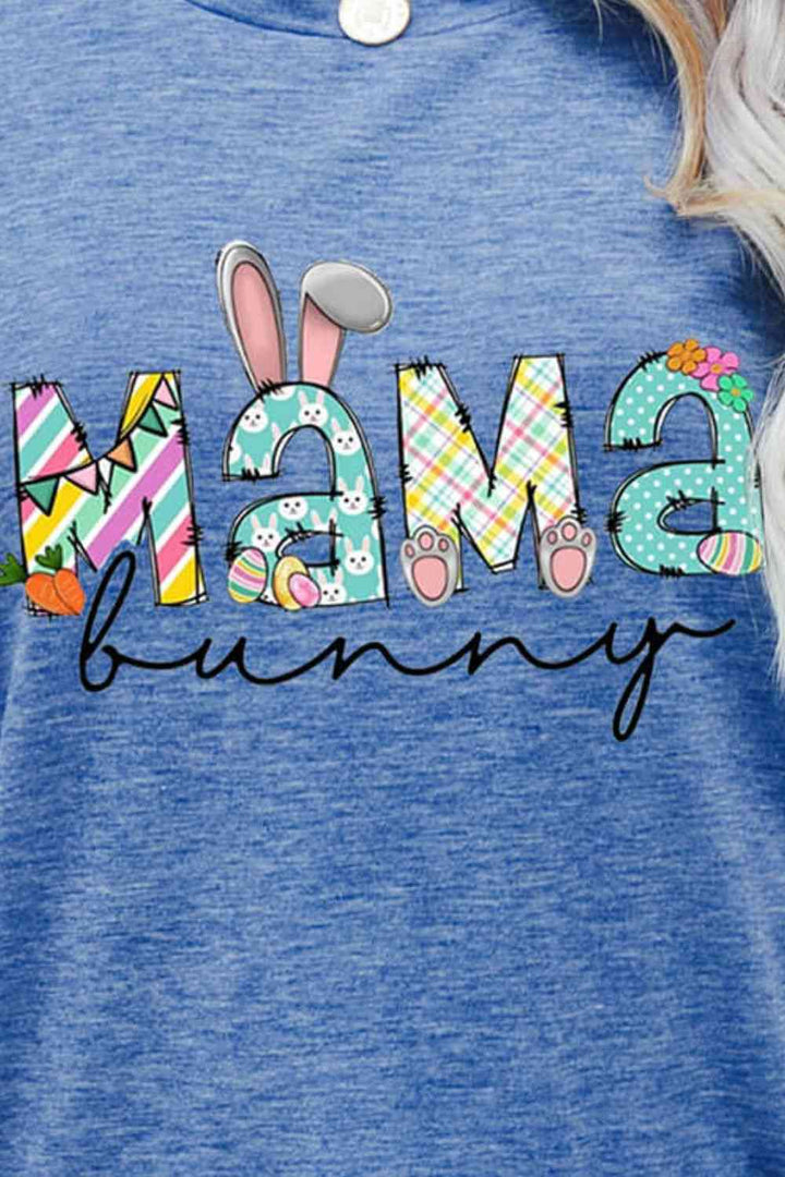 MAMA BUNNY Easter Graphic Tee | 1mrk.com