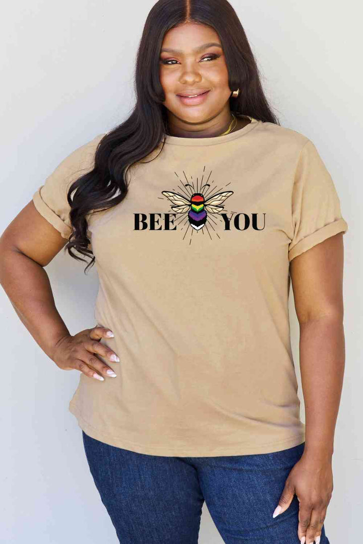 Simply Love Full Size BEE YOU Graphic T-Shirt | 1mrk.com