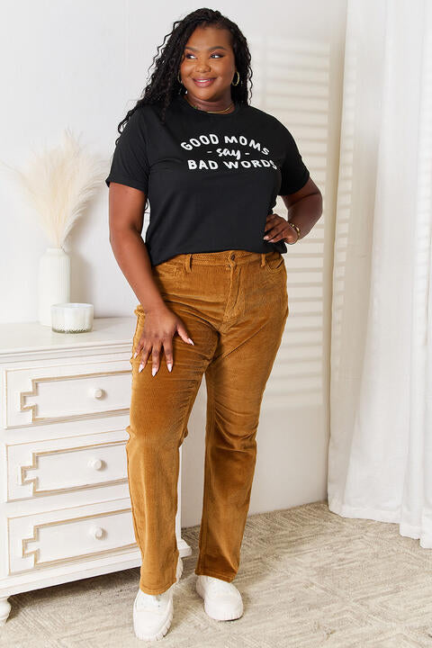 Simply Love GOOD MOMS SAY BAD WORDS Graphic Tee | 1mrk.com