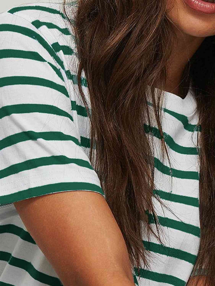 Striped Short Sleeve T-Shirt | 1mrk.com