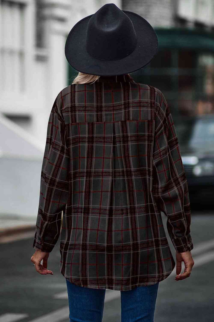 Plaid Long Sleeve Shirt |1mrk.com