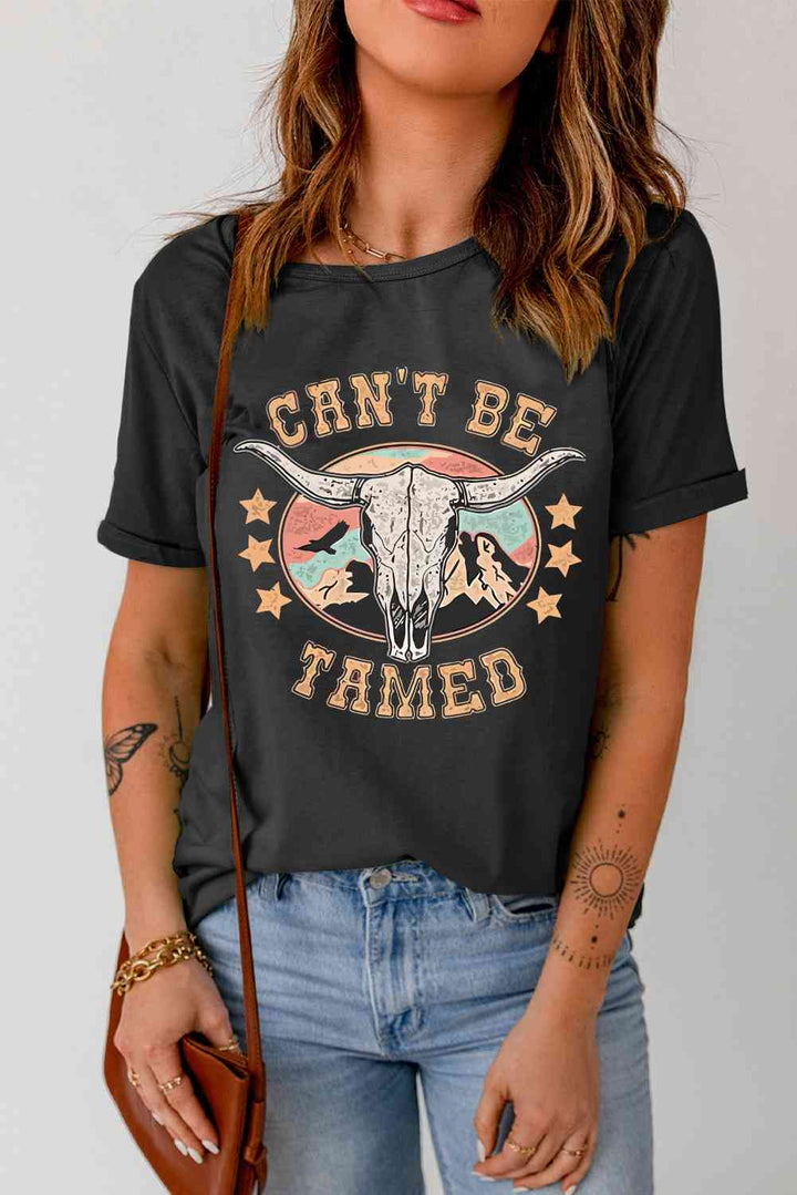 CAN'T BE TAMED Graphic Short Sleeve Tee | 1mrk.com