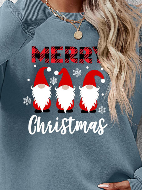 MERRY CHRISTMAS Long Sleeve Sweatshirt |1mrk.com