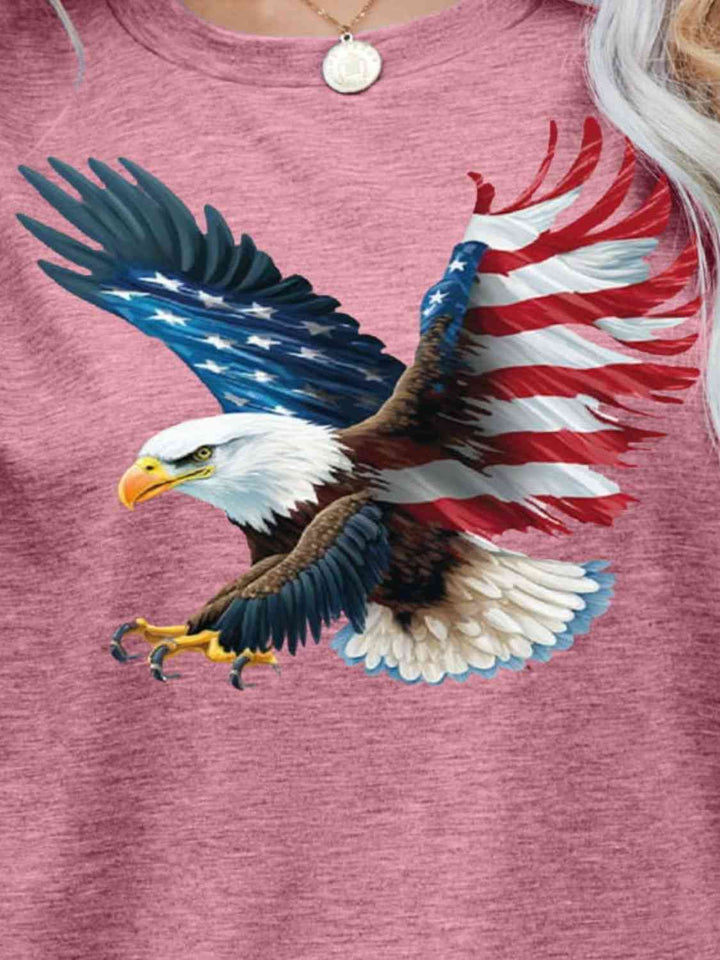 US Flag Eagle Graphic Tee | 1mrk.com