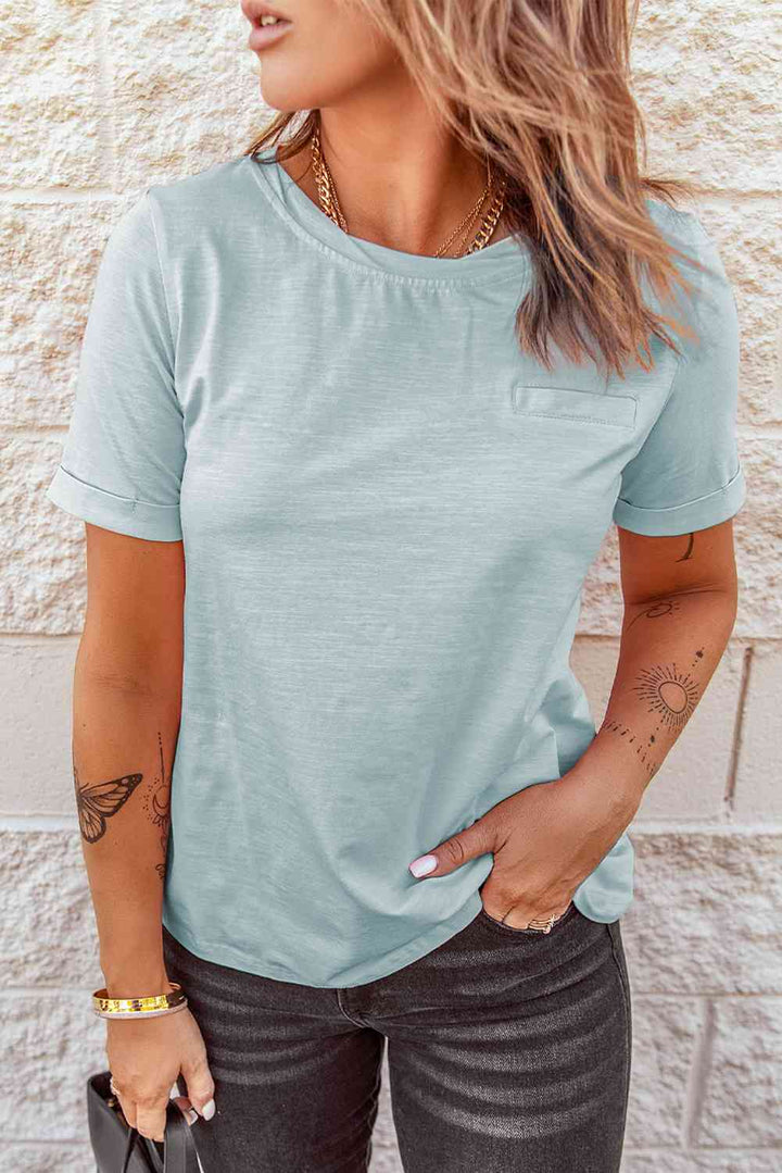 Just For You Cuffed Sleeve T-Shirt | 1mrk.com