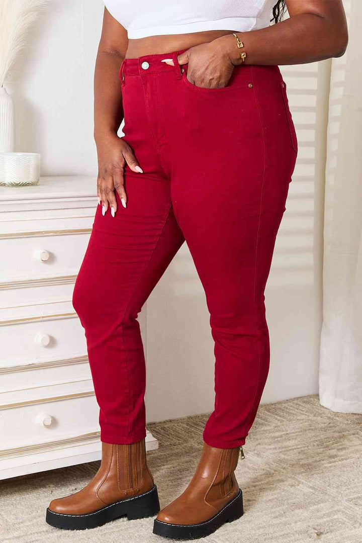 Judy Blue Full Size High Waist Tummy Control Skinny Jeans | 1mrk.com