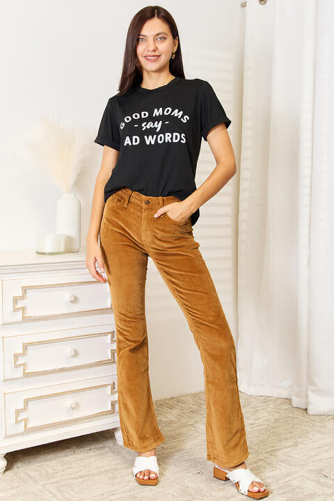 Simply Love GOOD MOMS SAY BAD WORDS Graphic Tee | 1mrk.com