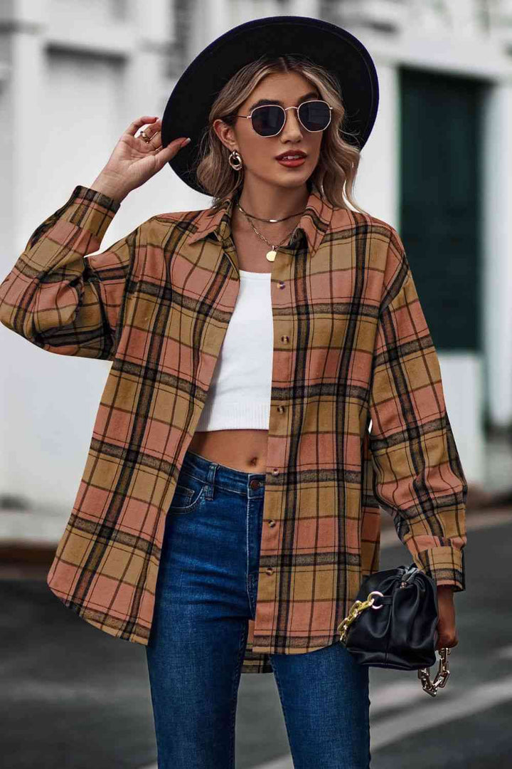 Plaid Long Sleeve Shirt |1mrk.com