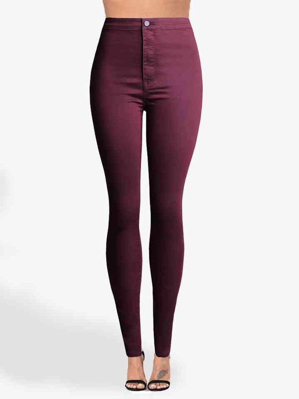 Buttoned Long Jeans |1mrk.com