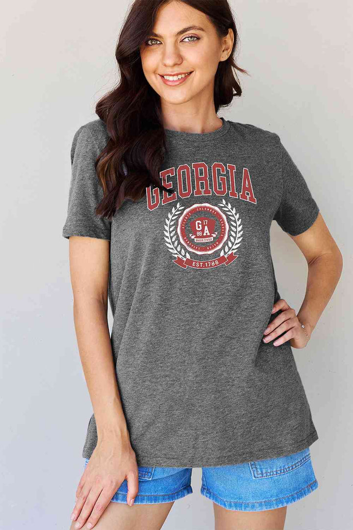 Simply Love Full Size GEORGIA Graphic T-Shirt | 1mrk.com