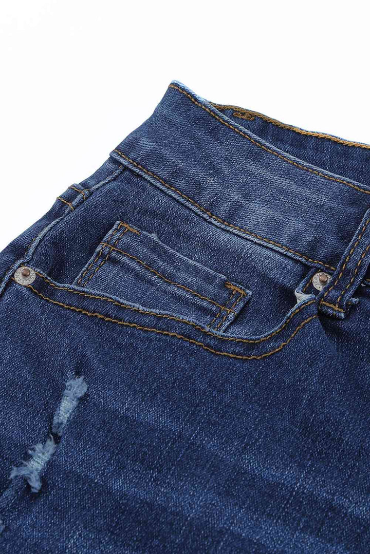 Distressed High Waist Skinny Jeans | 1mrk.com