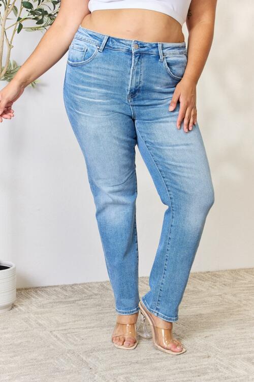 RISEN Full Size Mid Rise Skinny Jeans | 1mrk.com