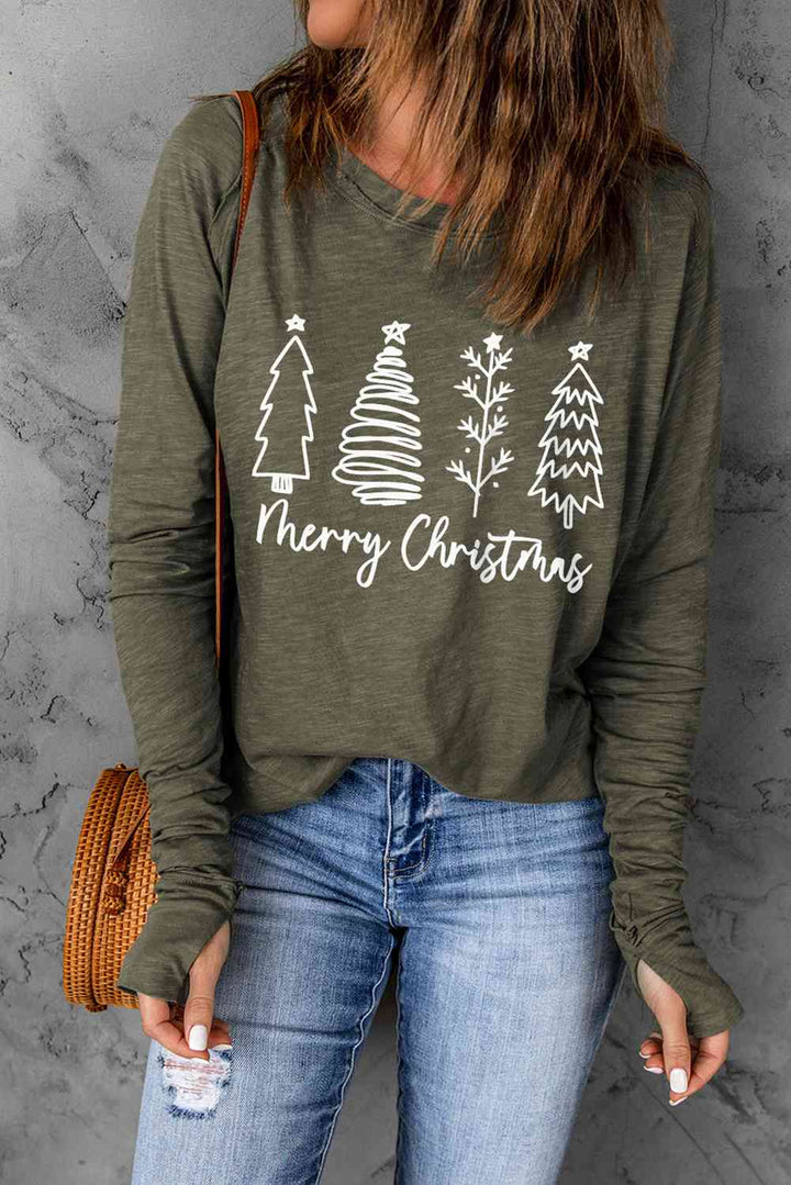 MERRY CHRISTMAS Graphic T-Shirt | 1mrk.com