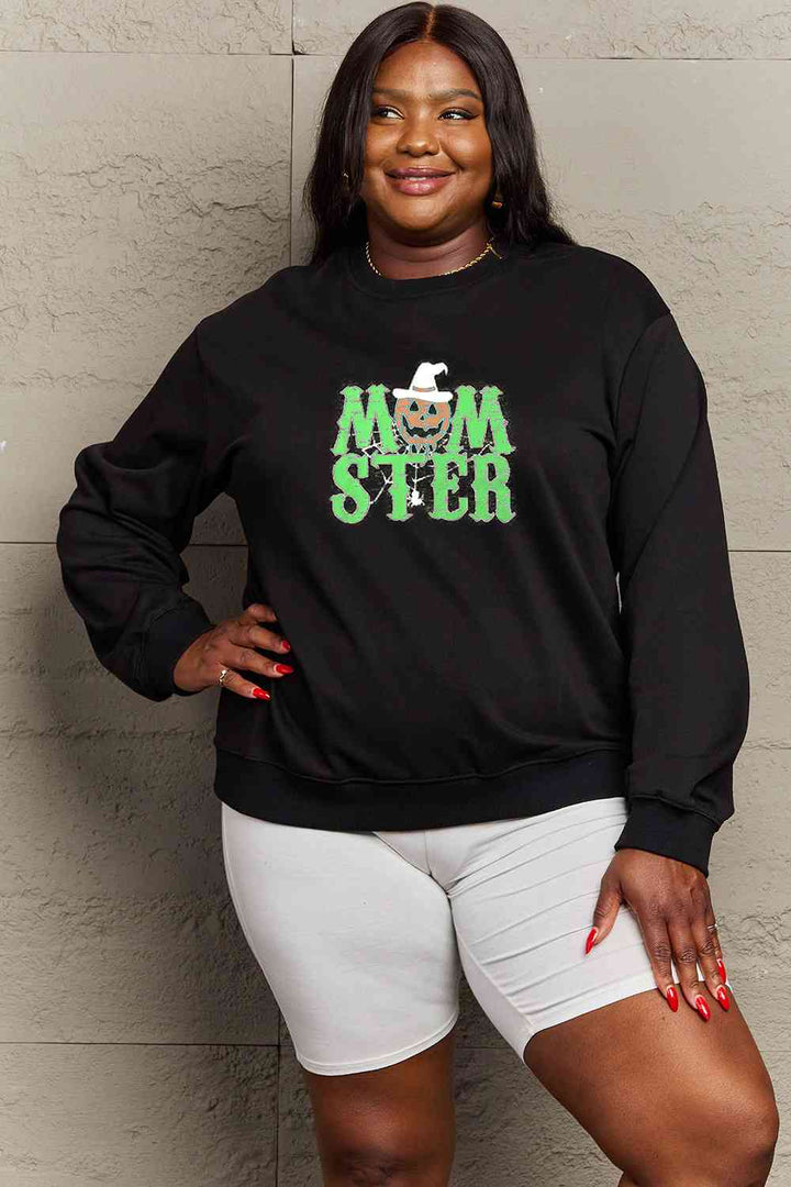 Simply Love Full Size Drop Shoulder Graphic Sweatshirt |1mrk.com