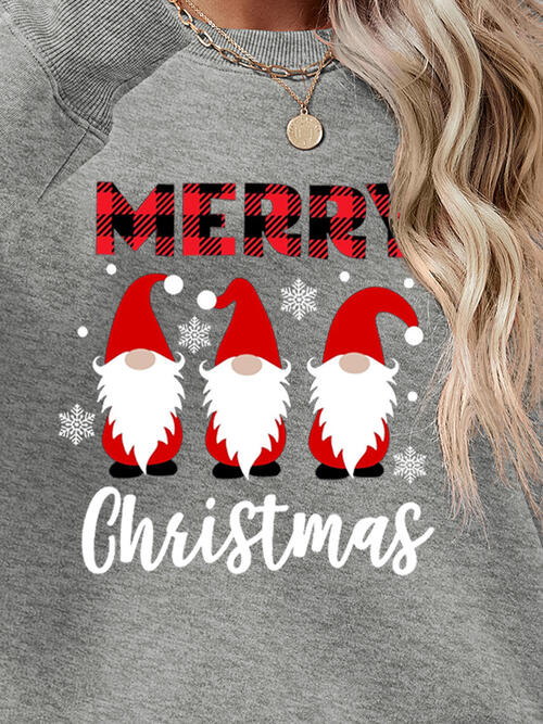 MERRY CHRISTMAS Long Sleeve Sweatshirt |1mrk.com