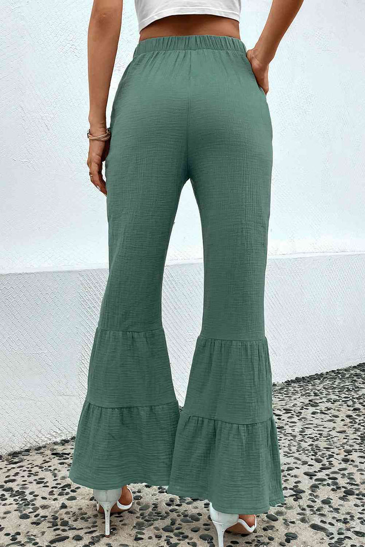 Long Flare Pants with Pocket | 1mrk.com