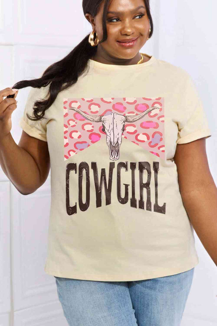 Simply Love Simply Love Full Size COWGIRL Graphic Cotton Tee | 1mrk.com