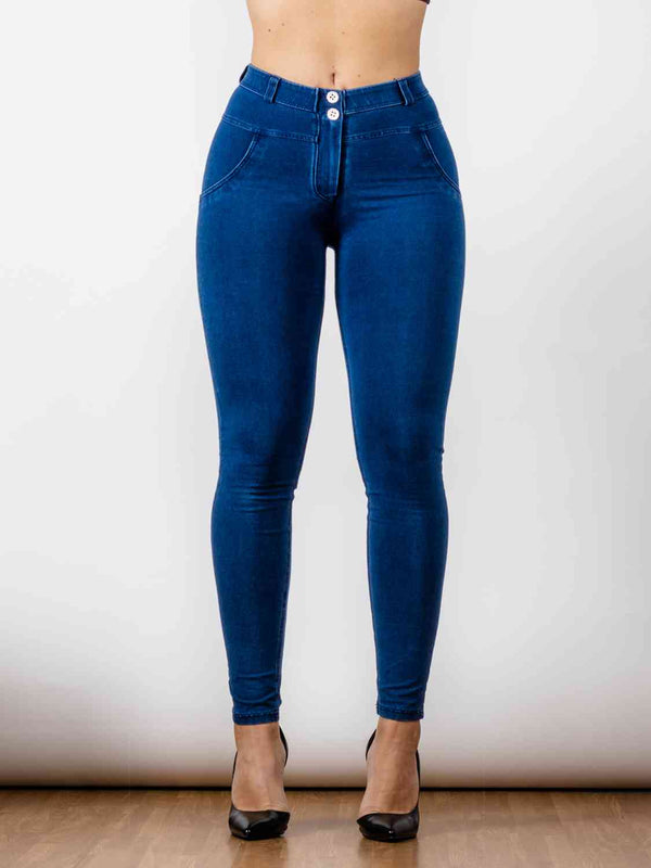 Buttoned Skinny Jeans | 1mrk.com