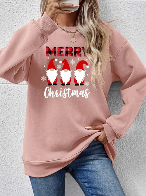 MERRY CHRISTMAS Long Sleeve Sweatshirt |1mrk.com